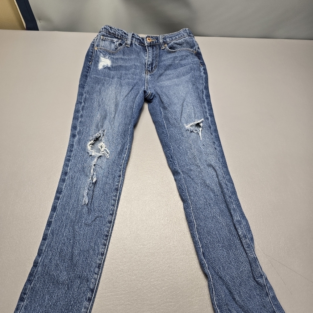 YMI girls size 14 Taylor fit ripped distressed jeans